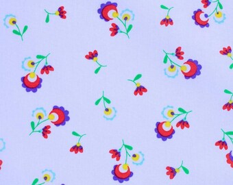 Petit Pan Illska Washed Lilac - French Designer Fabric - 100% Cotton - Sold by the Half Yard