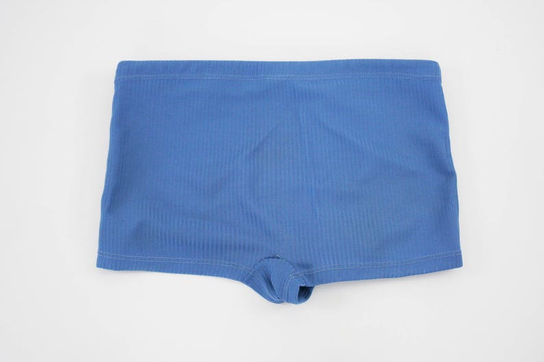Mens Swim Shorts 38 Trunks Blue Retro Vintage 1950s Brief Swim Suit Beach Wear Size Large Jantzen The Expandables