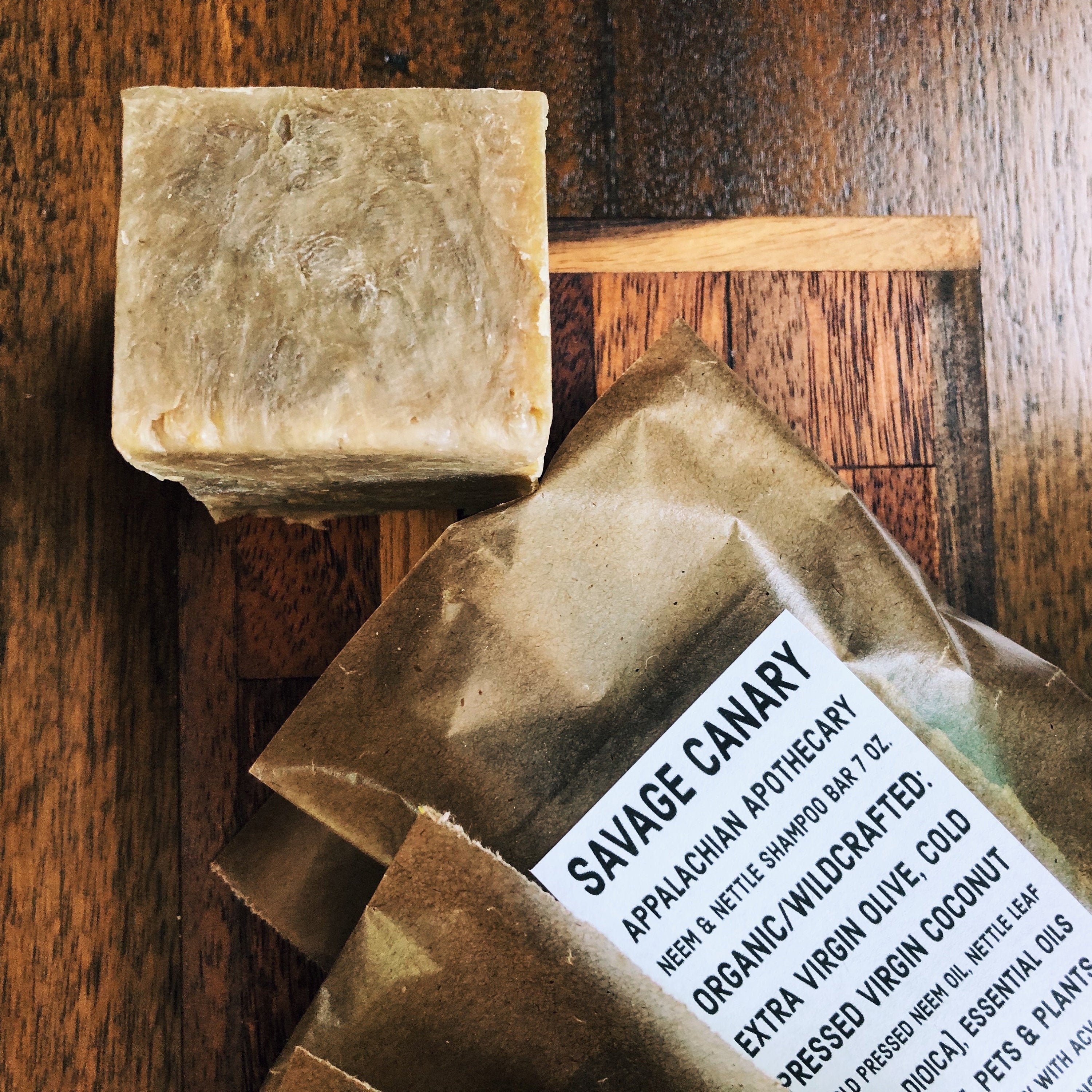 Organic Neem and Nettle Shampoo Bar