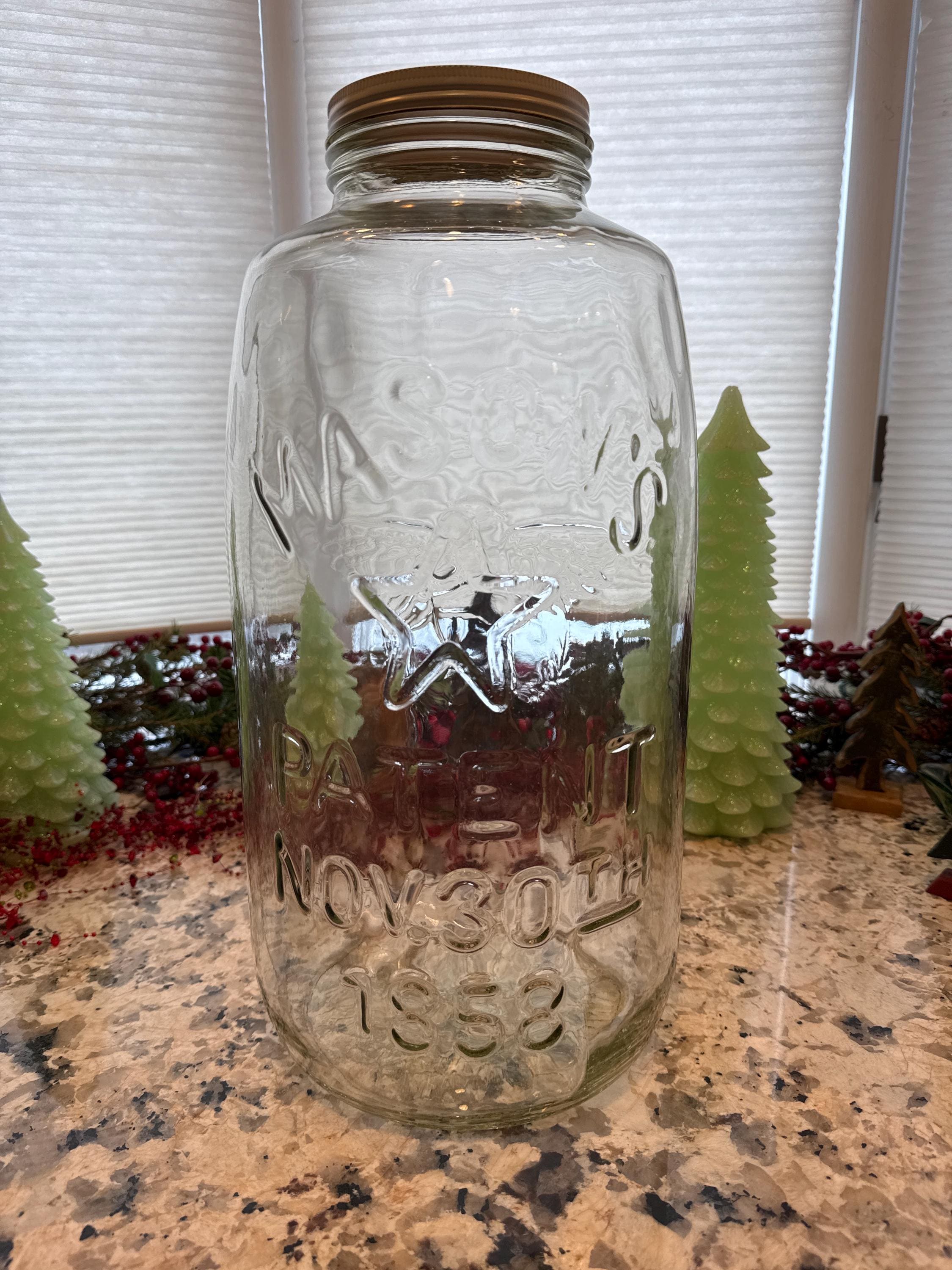 アンティーク　ピクルスジャー　シルバートング付　ガラス　ビスケットジャー アンティーク ピクルスジャー シルバートング付 ガラス