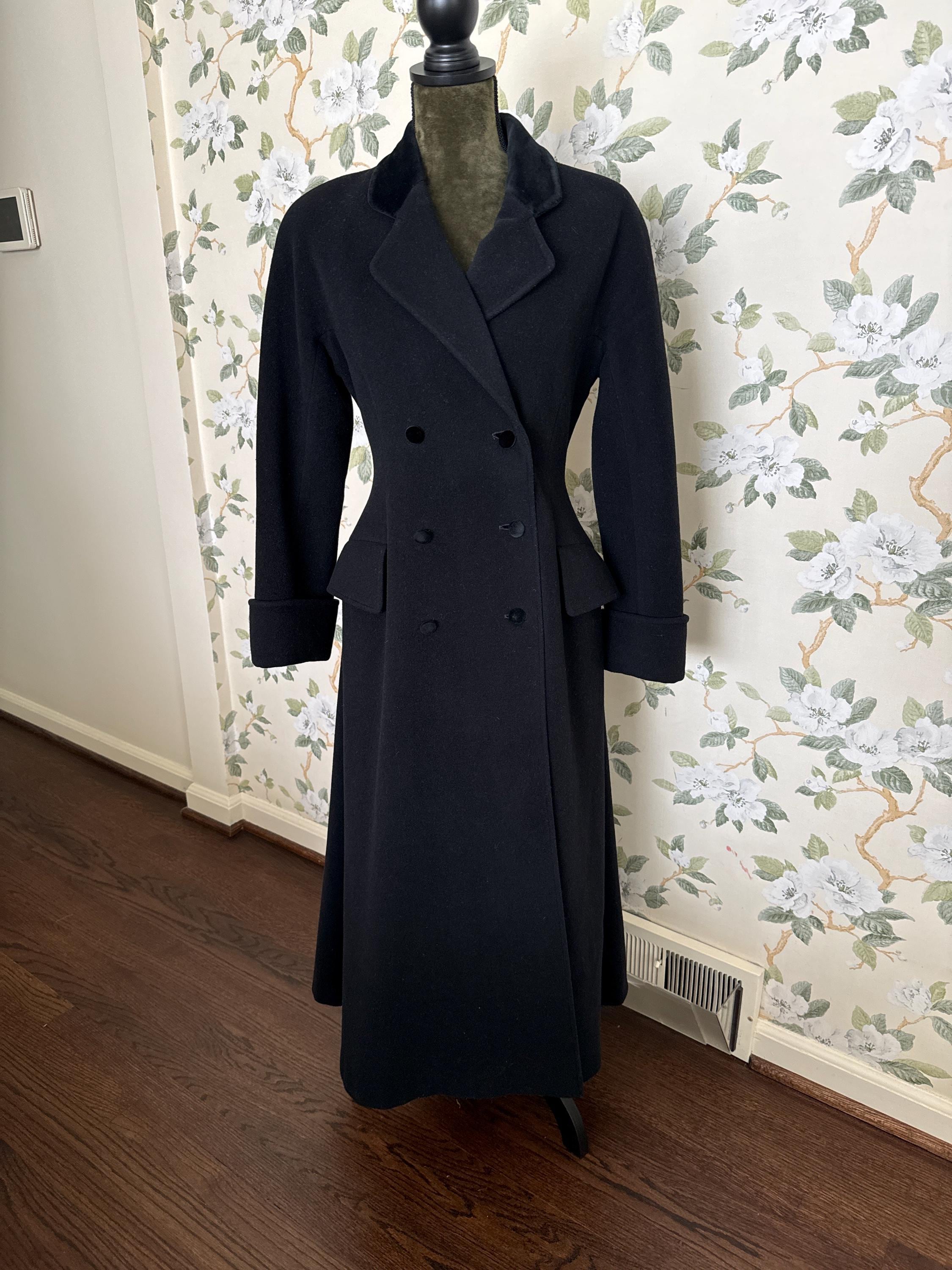 Chesterfield Coat With Velvet Collar - Etsy Chesterfield Coat With Velvet Collar - Etsy