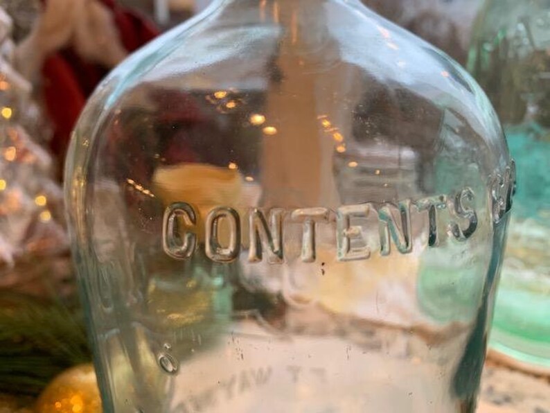 Vintage 1/2 Gallon Puraq Co. Bottle Fort Wayne Indiana REAL | Etsy