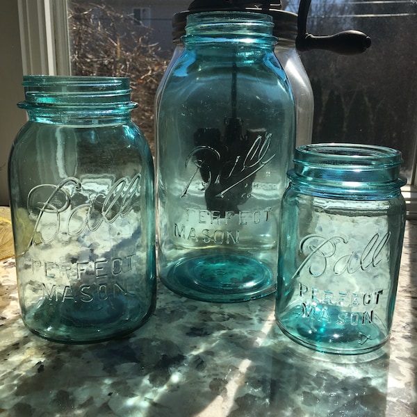 Colored Mason Jars Etsy