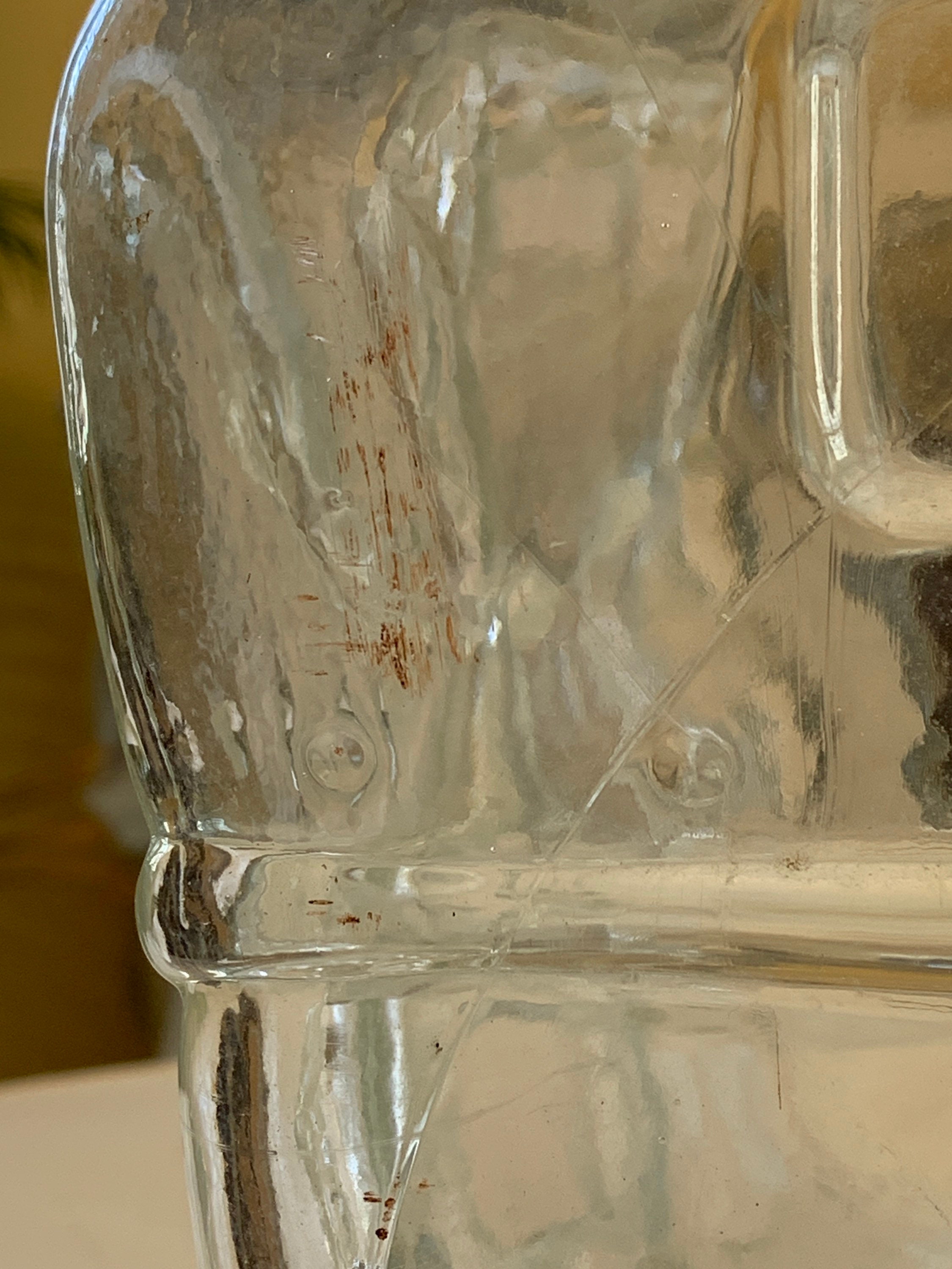 LARGE Vintage Libbey Glass Jug 5 Gallon Clear Glass Automobile Etsy