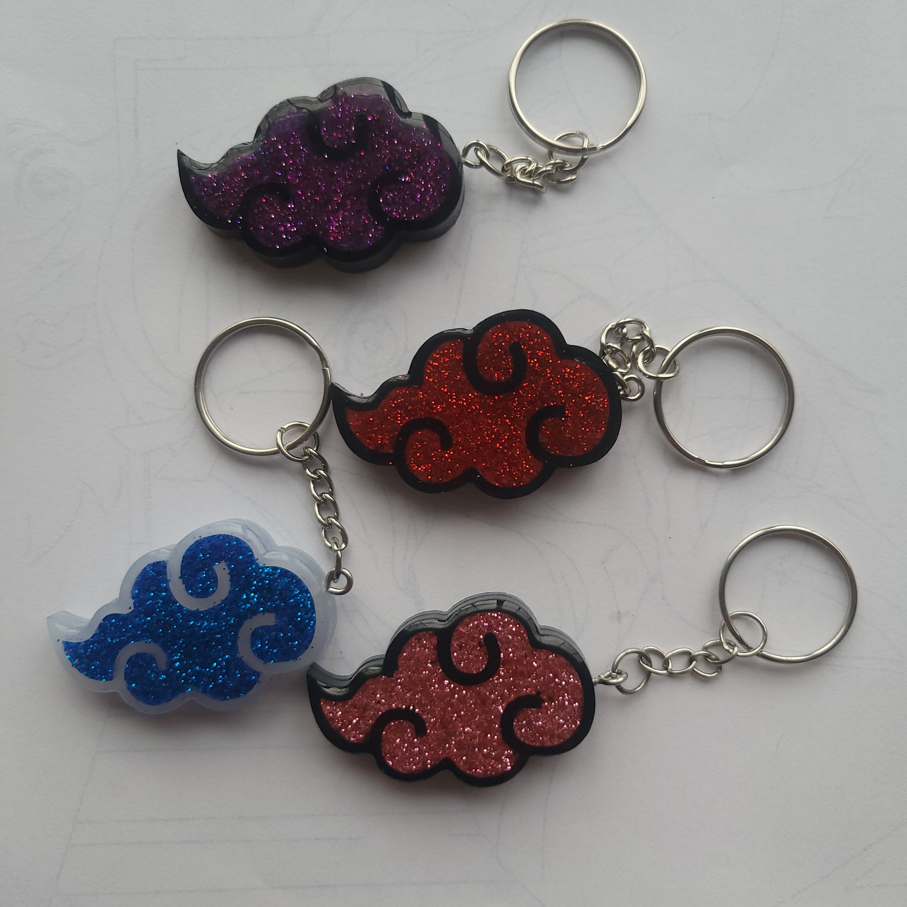 Keychain o LLavero Akatsuki Naruto by JustPrint