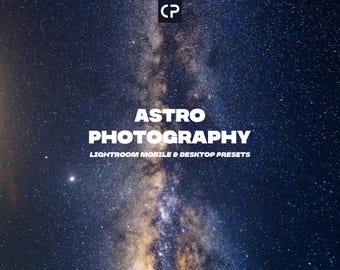 Astrophotography Presets! Night Sky Preset, Milky Way Preset, Starry Sky Preset, Night Sky Photography (Lightroom Mobile & Desktop)