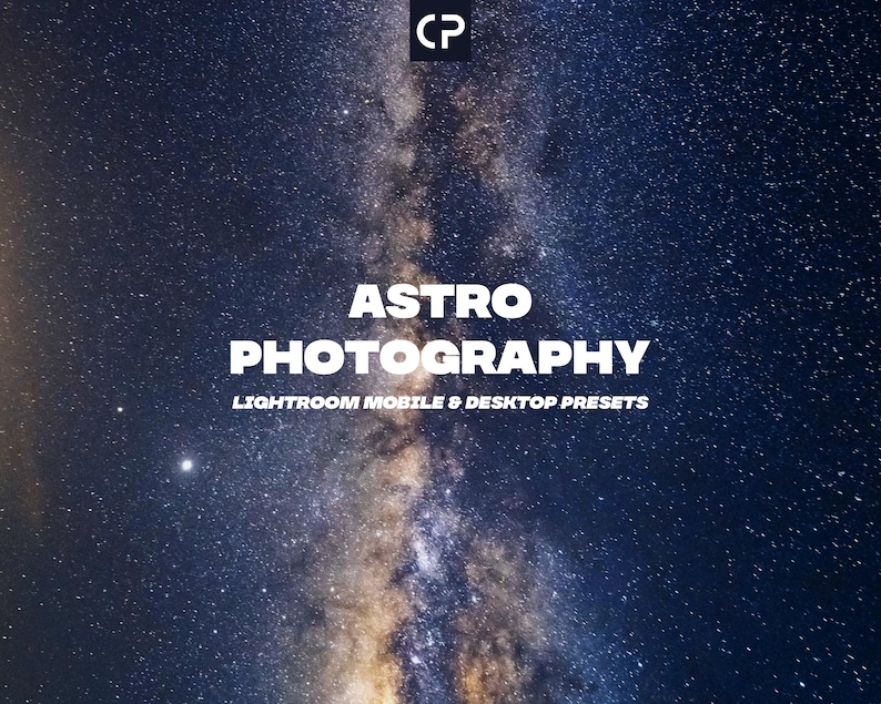 Astrophotography Presets! Night Sky Preset, Milky Way Preset, Starry Sky Preset, Night Sky Photography (Lightroom Mobile & Desktop) image 1