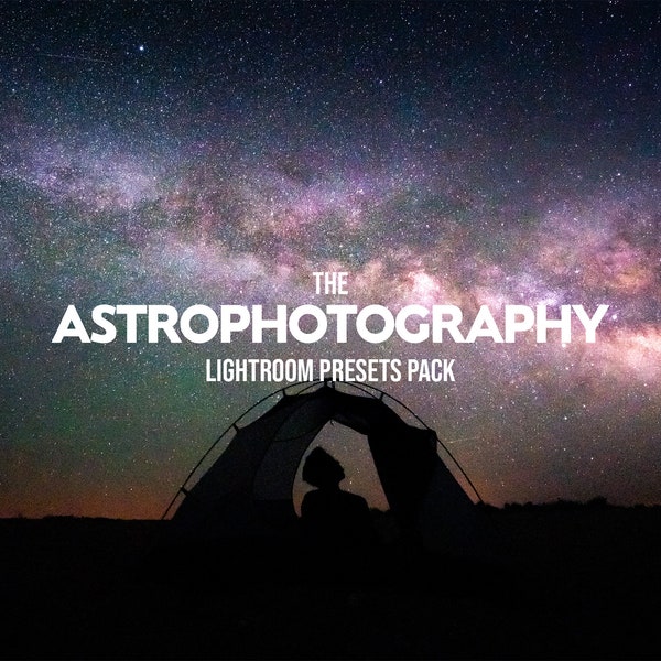 Astrophotography Lightroom Presets for Desktop & Mobile | Star Presets, Night Sky Presets, Starry Sky Presets