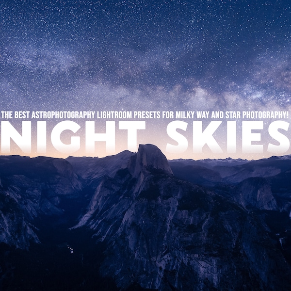 Night Sky Lightroom Presets for Desktop and Mobile | Star Presets, Astrophotography Presets, Night Sky Presets