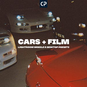 JDM Film Photography Lightroom Presets, 90s Automotive (Mobile & Desktop)