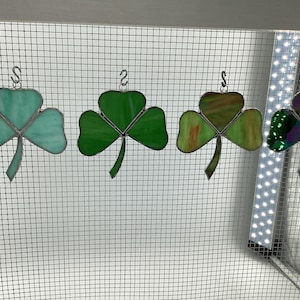 Shamrocks - Stained Glass