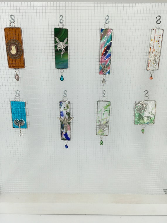 Fairy or Mermaid Stained Glass Suncatchers
