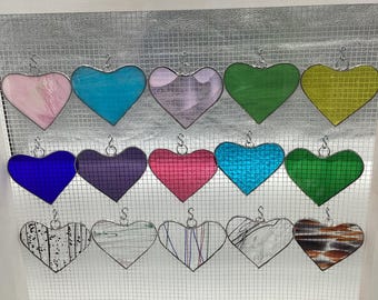Hearts - Stained Glass Sun Catchers