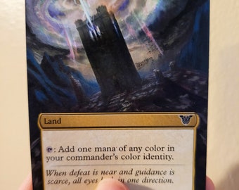 MTG Altered Art Command Tower