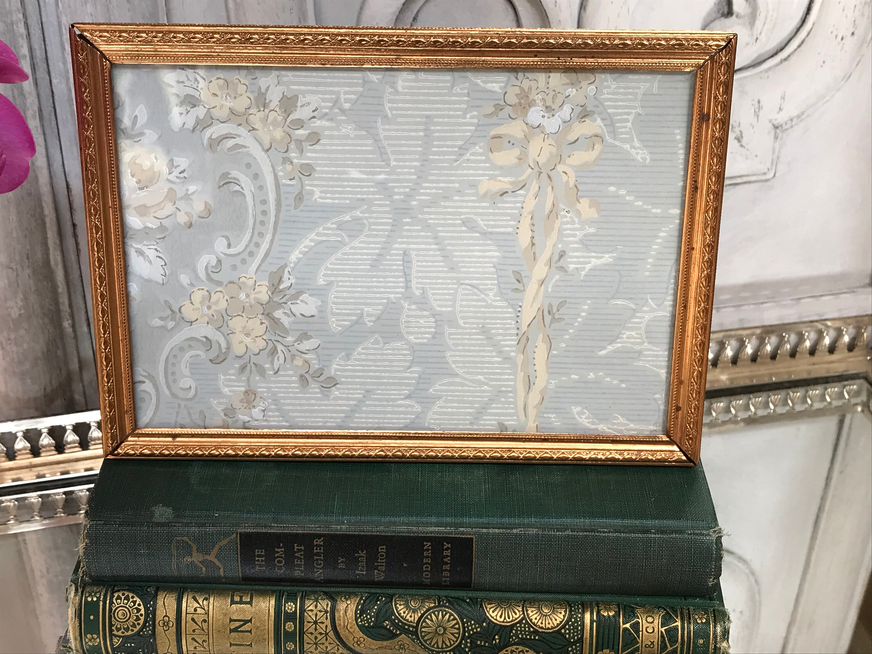 Vintage Gold Metal Picture Frame / Table Top Picture Frame / Etsy