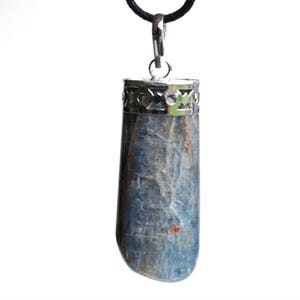 Kyanite Crystal Necklace Gemstone Pendant - Stone of Metaphysical Abilities (Beautifully Gift Wrapped)