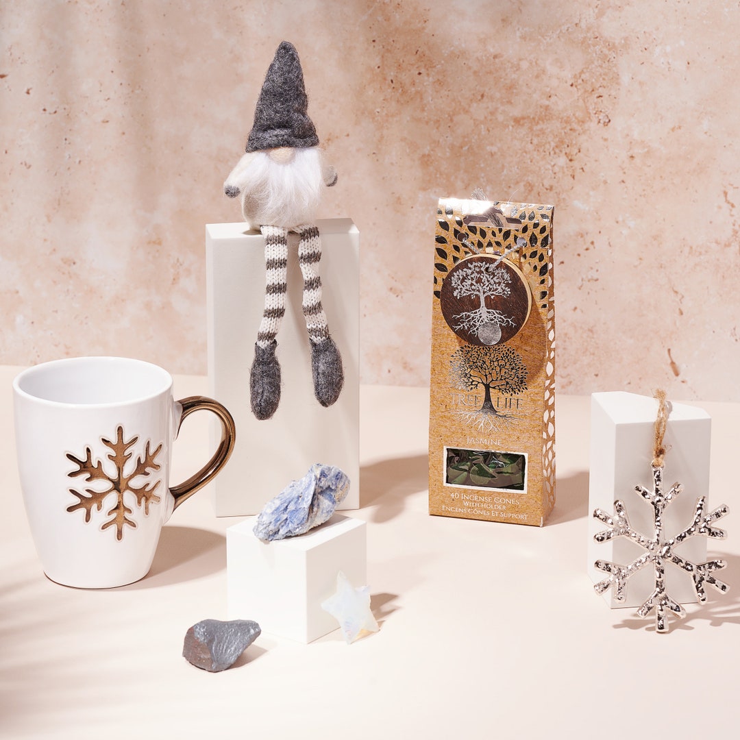 Luxury Healing Crystals Christmas Gift Box Set With Gonk Mug Etsy