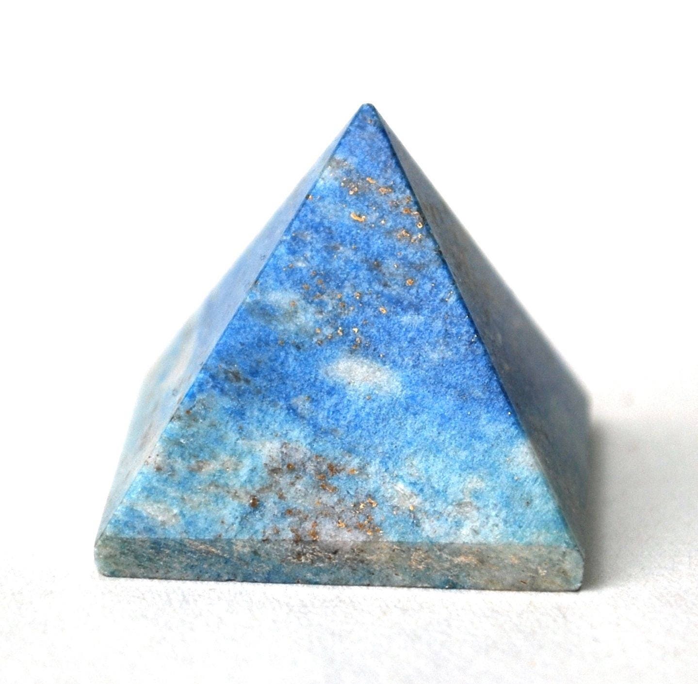 Lapis Lazuli Crystal Gemstone Pyramid Natural Hand Carved Gift - Etsy UK