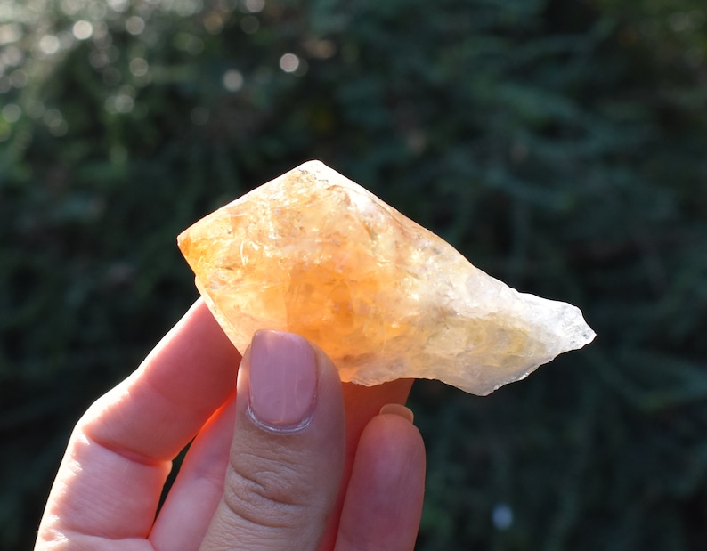 Raw Citrine Crystal Stone Chunk Piece Beautifully Gift Wrapped image 10