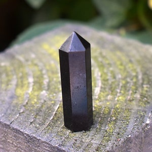 Black Tourmaline Crystal Stone Point (Beautifully Gift Wrapped)