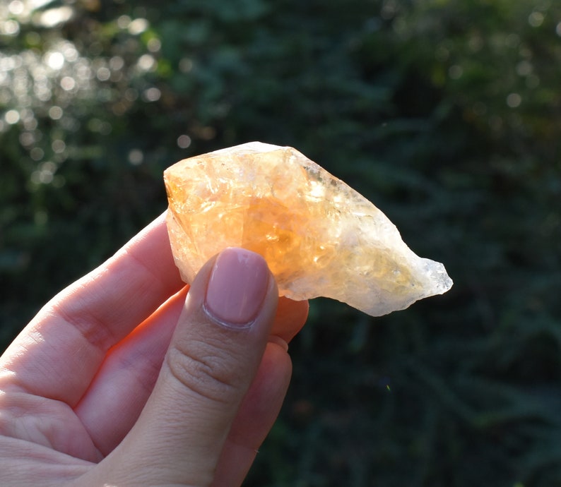 Raw Citrine Crystal Stone Chunk Piece Beautifully Gift Wrapped image 6
