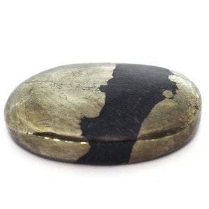 Pyrite Natural Crystal Gemstone Palm Stone / Worry Stone / Cabochon Beautifully Gift Wrapped