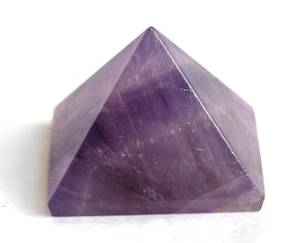 Amethyst Crystal Pyramid Gemstone Natural Stone - Stone of Calm