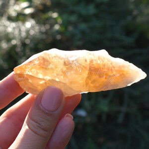 Raw Citrine Crystal Stone Chunk Piece Beautifully Gift Wrapped image 7