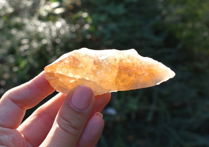 Raw Citrine Crystal Stone Chunk Piece Beautifully Gift Wrapped image 7