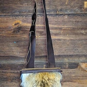 Leather & Fur MUZZLELOADER Possibles Pouch Bag