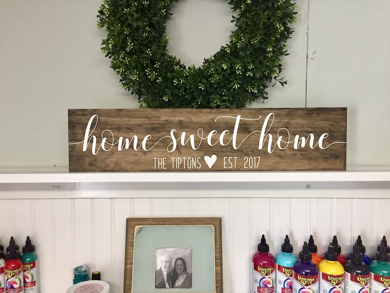 personalized signs wedding gift
