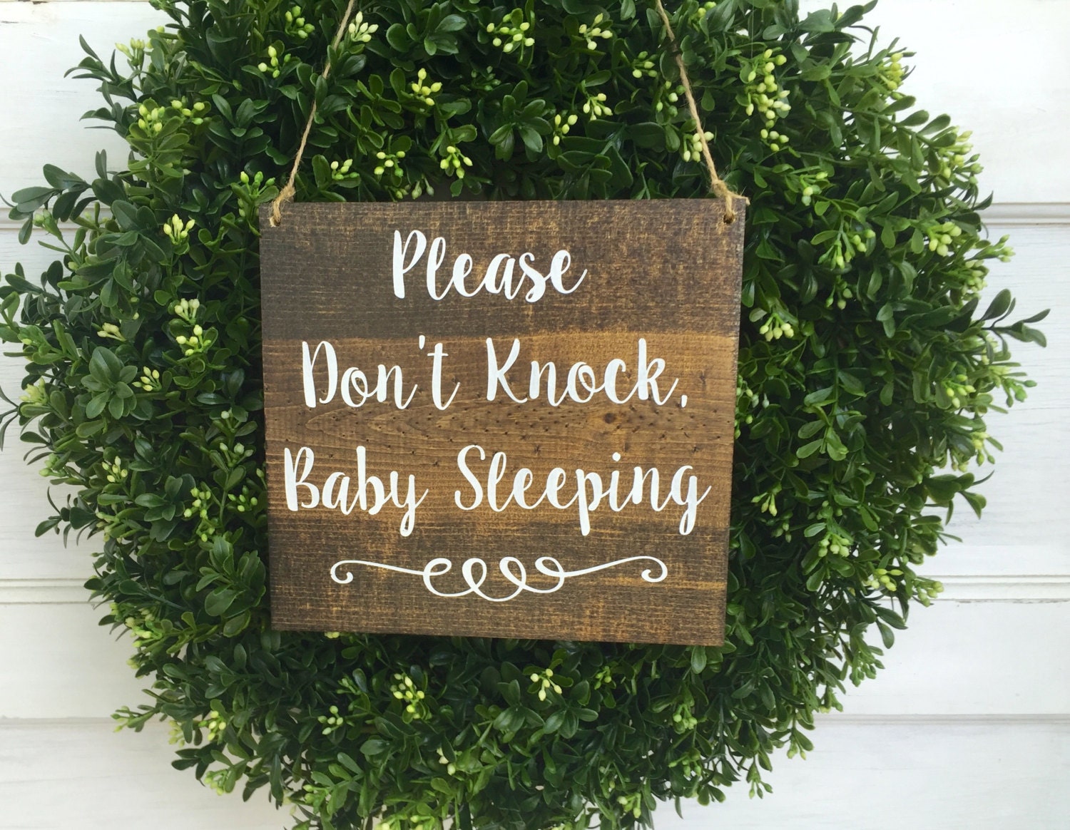 Please Don't Knock Baby Sleeping Do Not Disturb Sign | Etsy