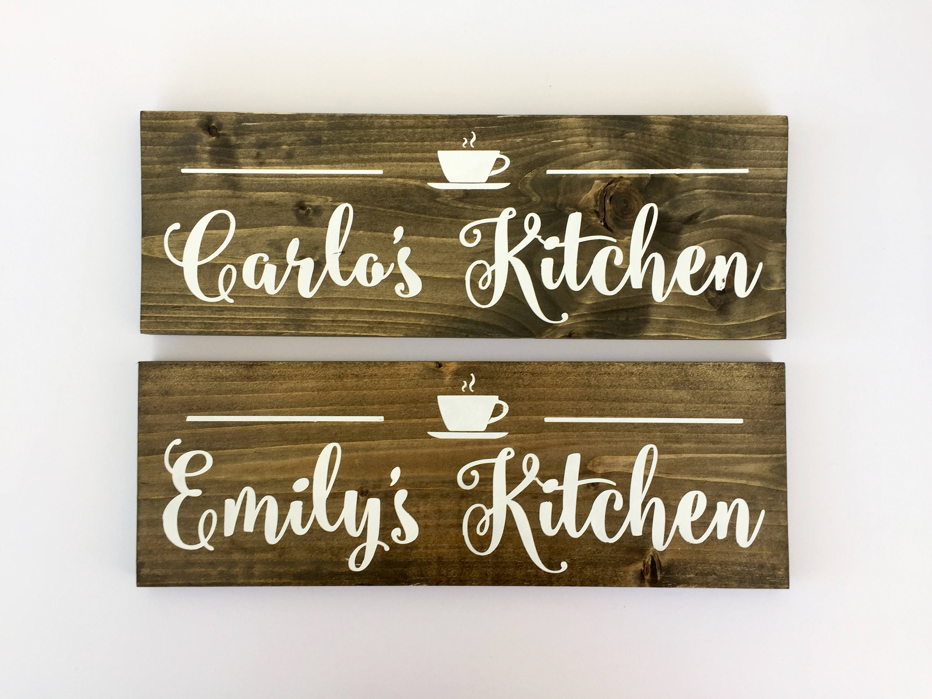 Kitchen Gift Personalized - Coffee Wall Decor - Gift for Cook - Coffee ...