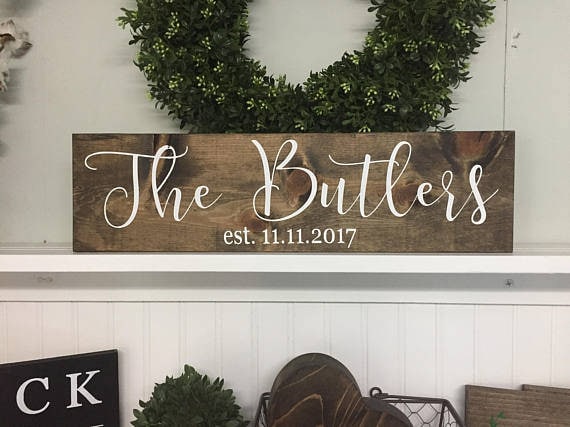 Last Name Sign