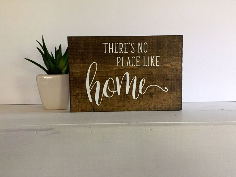 Theres no place like home sign There's no place like | Etsy