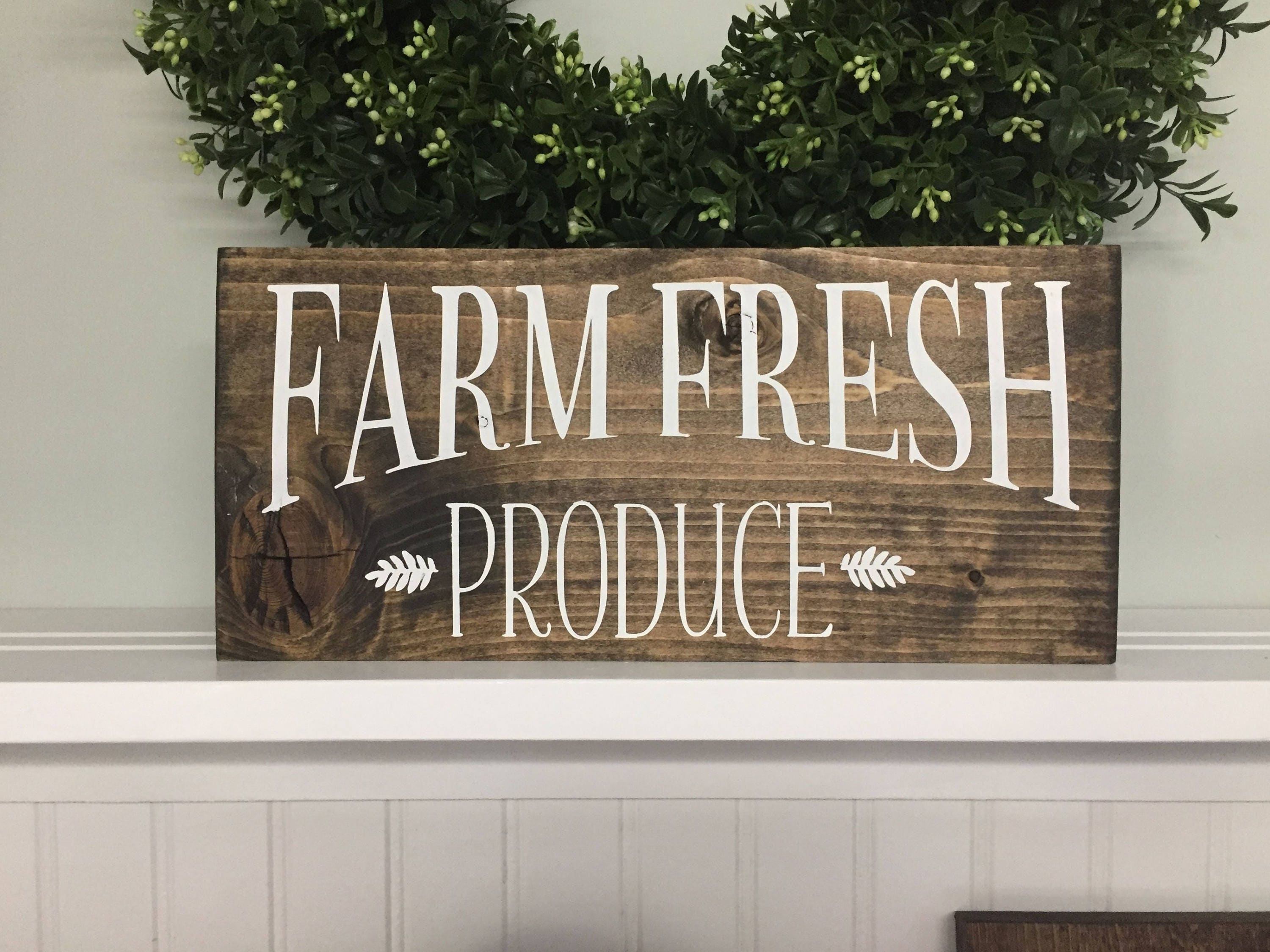 Farm Fresh Produce Farm Fresh Produce Sign Farm Sign Etsy
