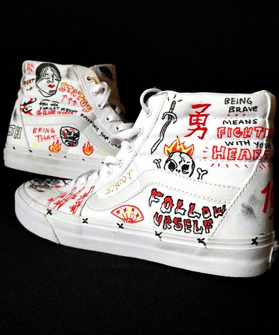 custom low top vans