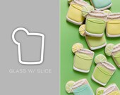 Glass with Slice Cookie Cutter