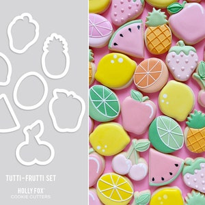 Tutti-Frutti Cookie Cutters - Set of 7