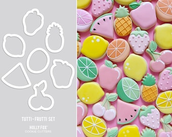 Tutti-Frutti Cookie Cutters - Set of 7