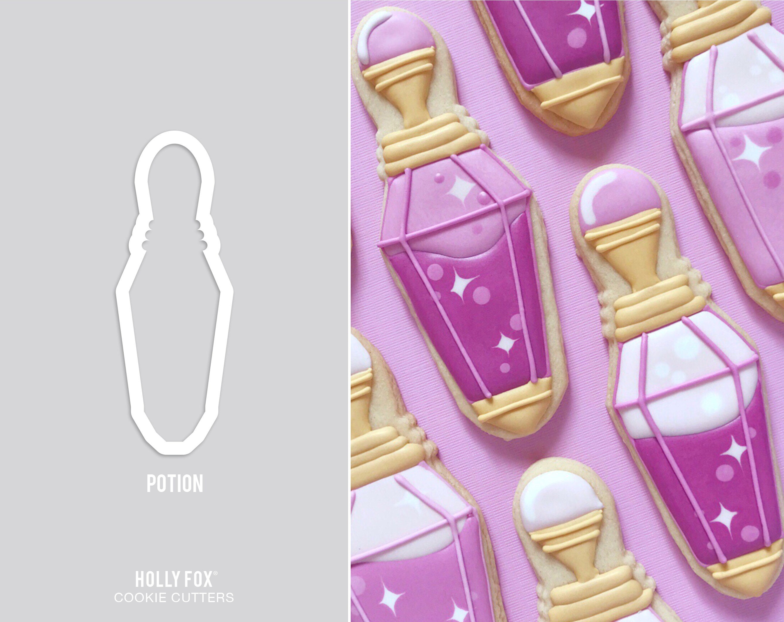 Potion Bottle Cookie Cutter - Etsy