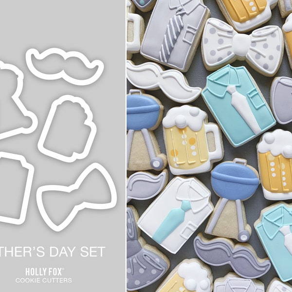 Father's Day Cookie Cutters - Set of 5!