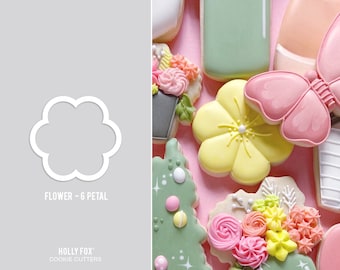Flower- 6 Petal Cookie Cutter