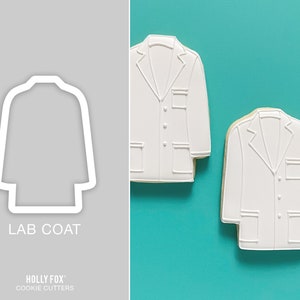 Lab Coat Cookie Cutter image 1