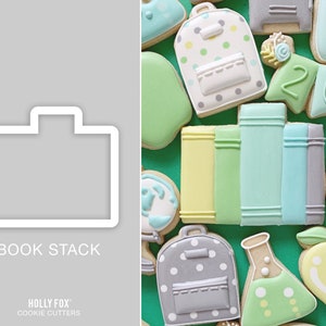 Book Stack Cookie Cutter