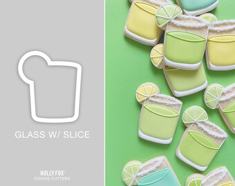 Glass with Slice Cookie Cutter