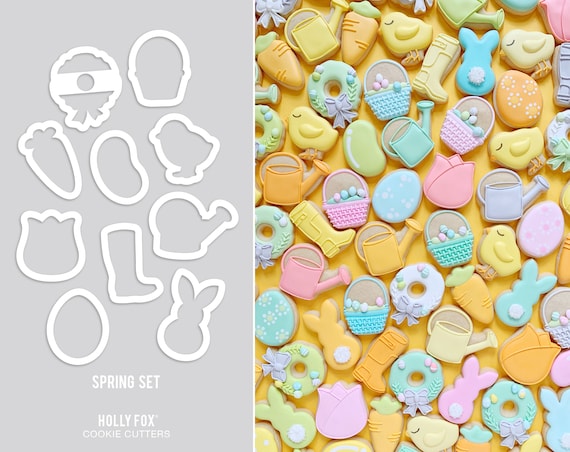 Easter/Spring Cookie Cutters - Set of 10!