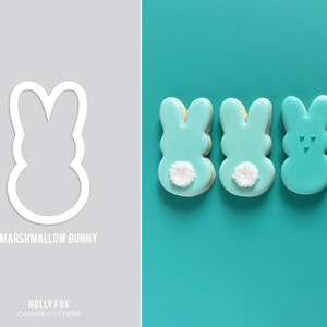 Marshmallow Bunny Cookie Cutter image 1