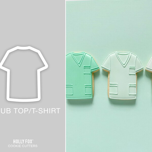 Scrub Top / T-Shirt Cookie Cutter