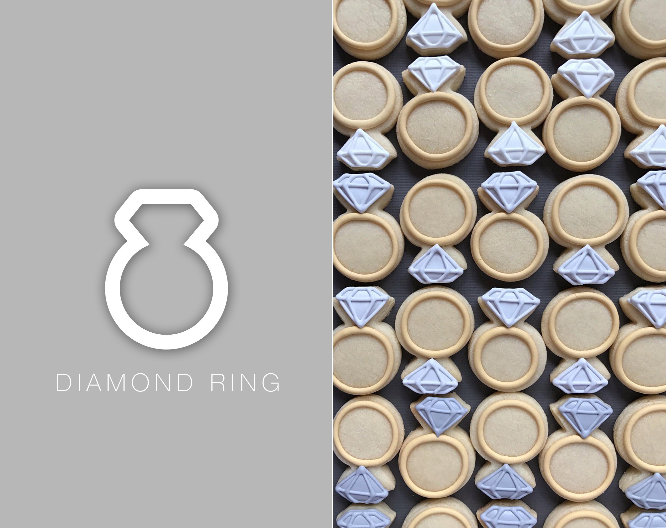 Diamond Ring Cookie Cutter